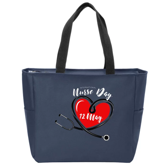 May 12th, International Nurses Day Zip Tote Bag