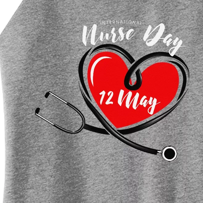 May 12th, International Nurses Day Women’s Perfect Tri Rocker Tank