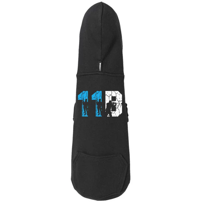 Military 11b Infantry Fort Benning Doggie 3-End Fleece Hoodie