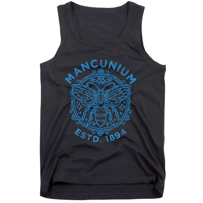 Mancunium 1894 M.A.N.C.H.E.S.T.E.R City Worker Bee Design Tank Top