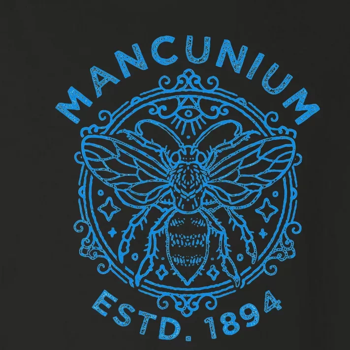 Mancunium 1894 M.A.N.C.H.E.S.T.E.R City Worker Bee Design Toddler Long Sleeve Shirt