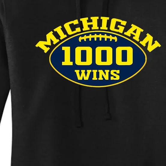 Michigan 1000 One Thousand Wins Women's Pullover Hoodie