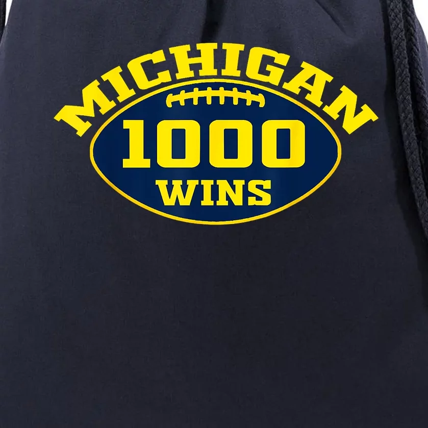 Michigan 1000 One Thousand Wins Drawstring Bag