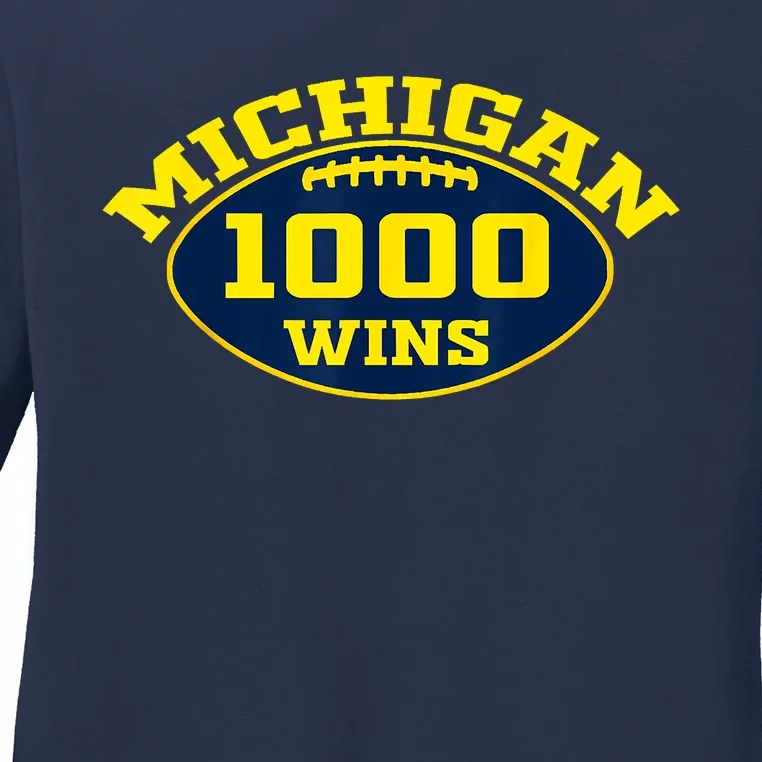 Michigan 1000 One Thousand Wins Ladies Long Sleeve Shirt