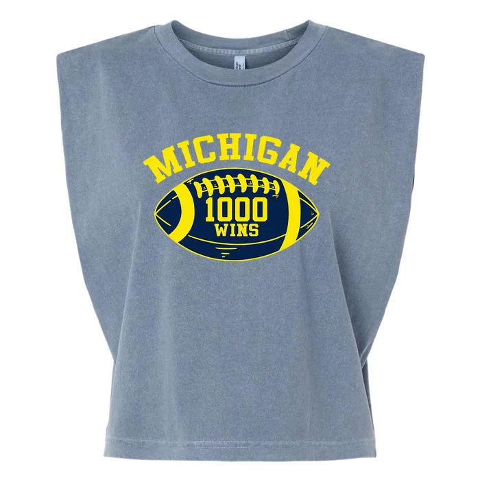 Michigan 1000 One Thousand Wins Garment-Dyed Women's Muscle Tee