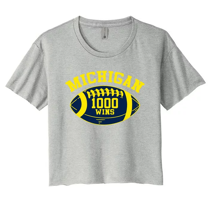 Michigan 1000 One Thousand Wins Women's Crop Top Tee