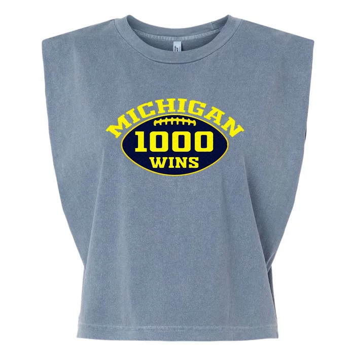 michigan 1000 one thousand wins Garment-Dyed Women's Muscle Tee