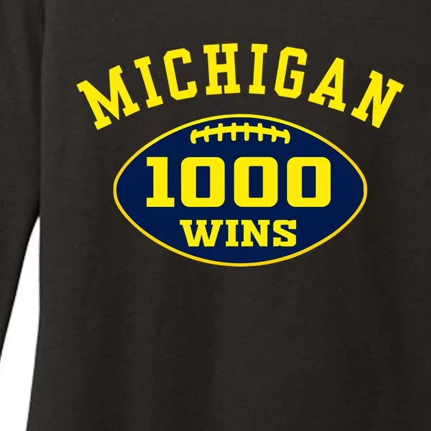 Michigan 1000 One Thousand Wins Womens CVC Long Sleeve Shirt