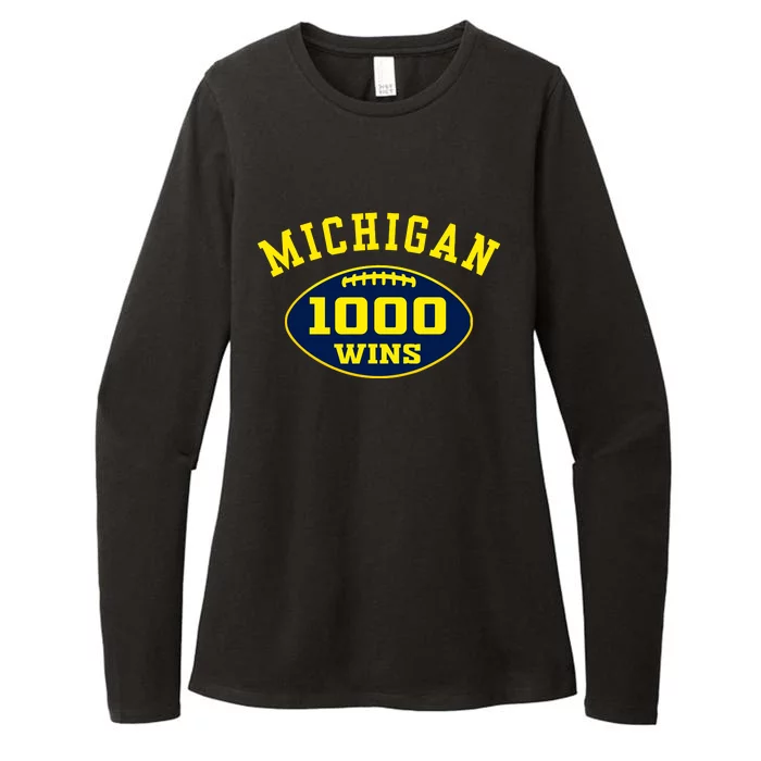 Michigan 1000 One Thousand Wins Womens CVC Long Sleeve Shirt