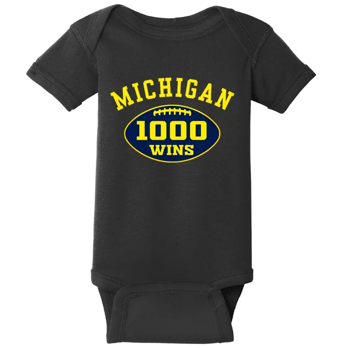 Michigan 1000 One Thousand Wins Baby Bodysuit