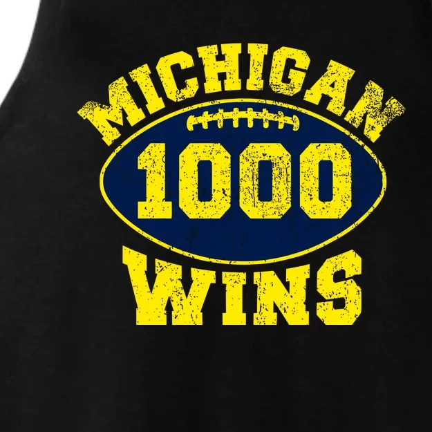 Michigan 1000 One Thousand Wins Ladies Tri-Blend Wicking Tank