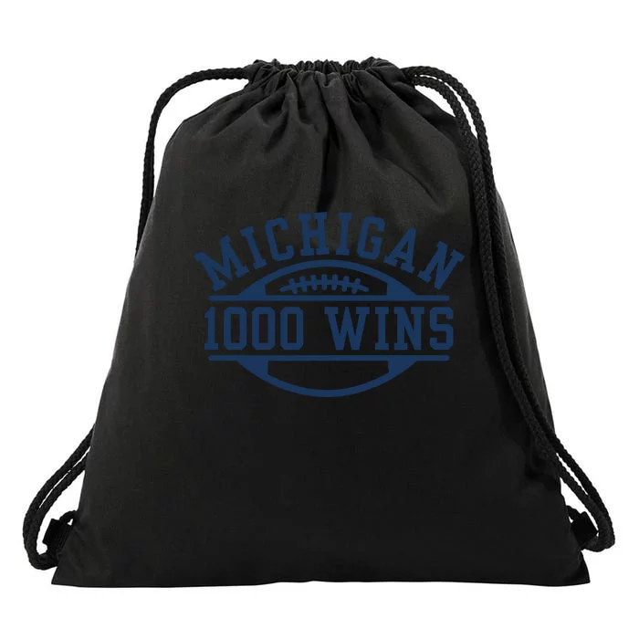 Michigan 1000 One Thousand Wins Drawstring Bag