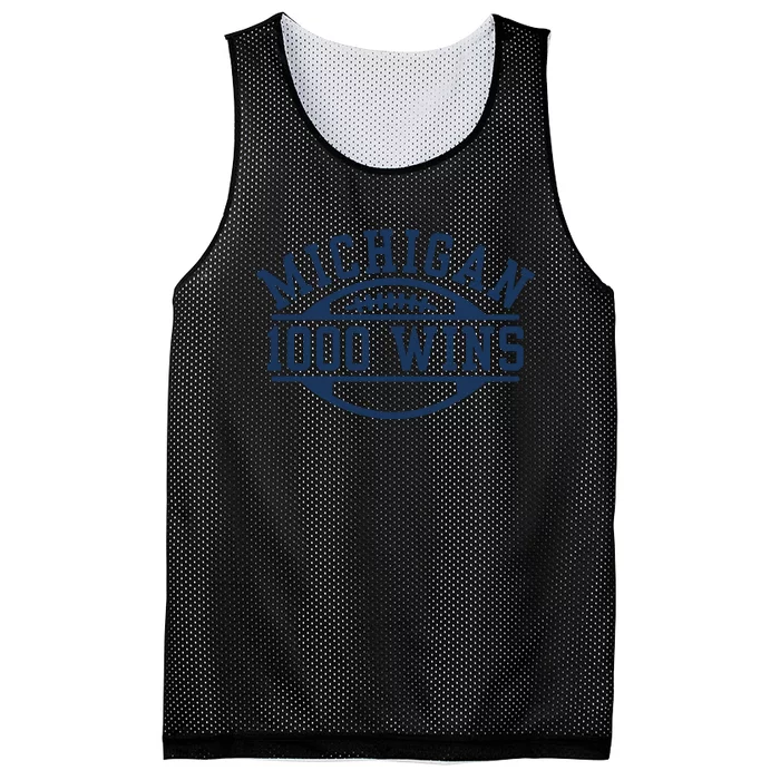 Michigan 1000 One Thousand Wins Mesh Reversible Basketball Jersey Tank