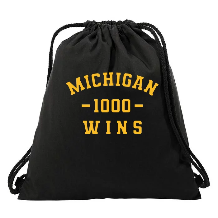 Michigan 1000 One Thousand Wins Drawstring Bag