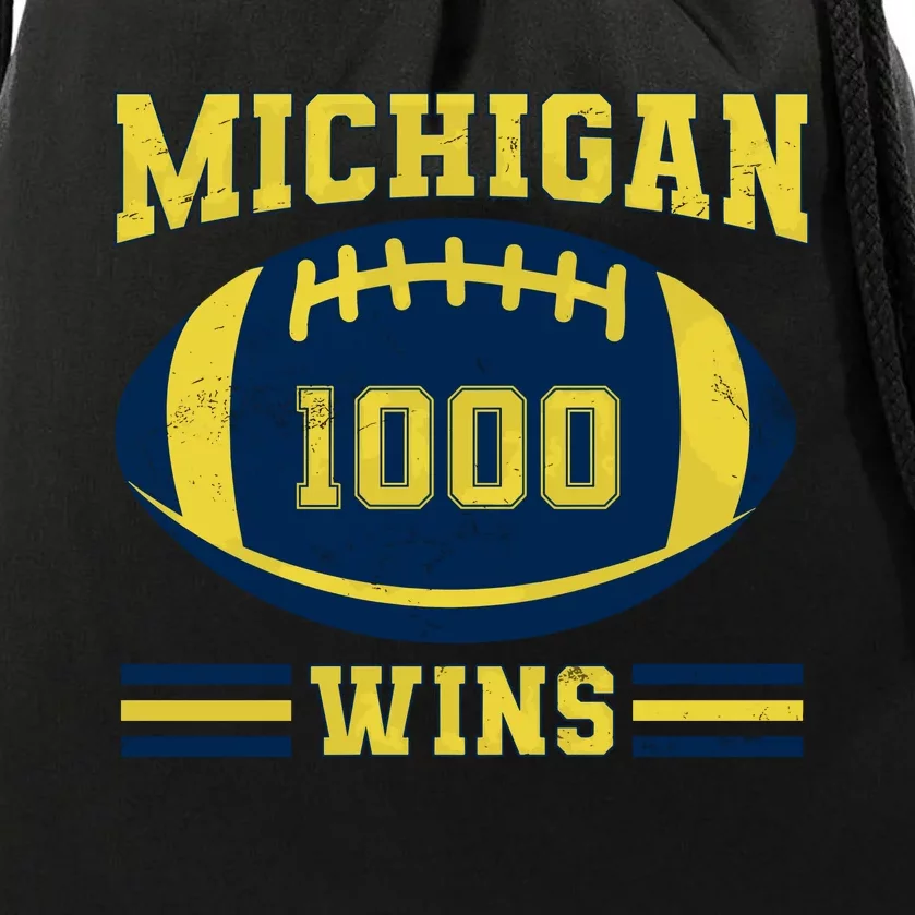 Michigan 1000 One Thousand Wins Drawstring Bag