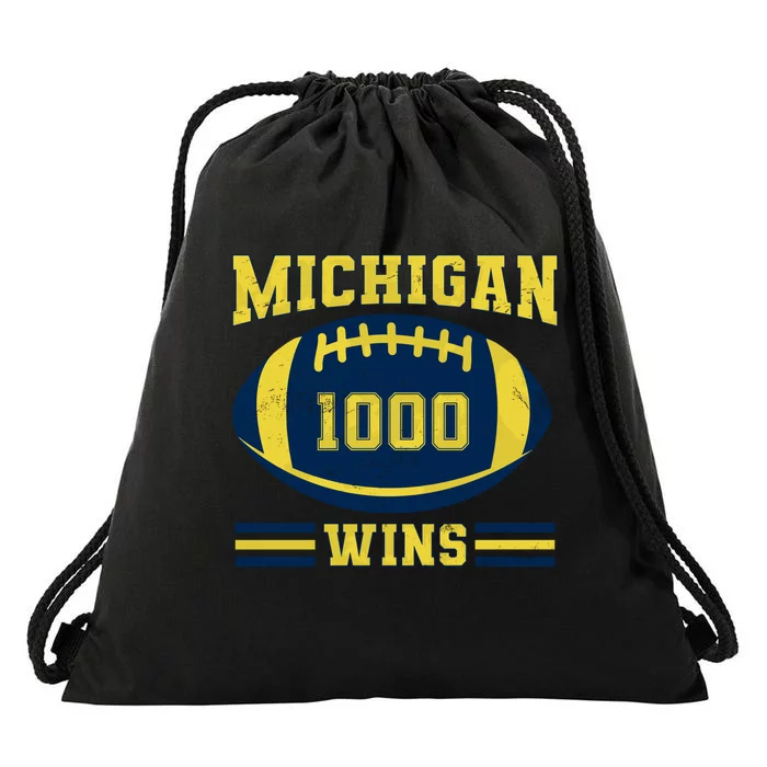 Michigan 1000 One Thousand Wins Drawstring Bag