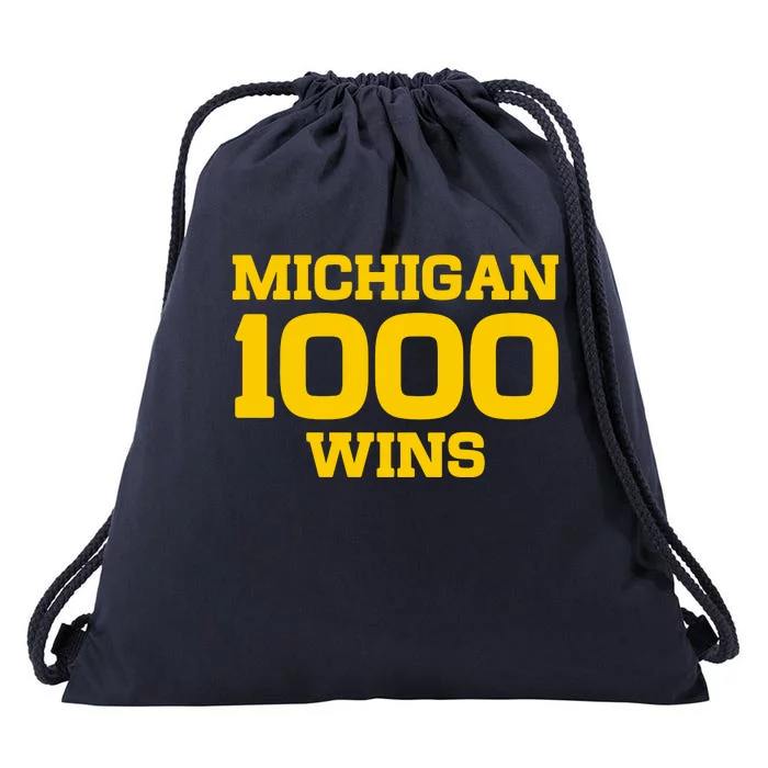 Michigan 1000 One Thousand Wins Drawstring Bag