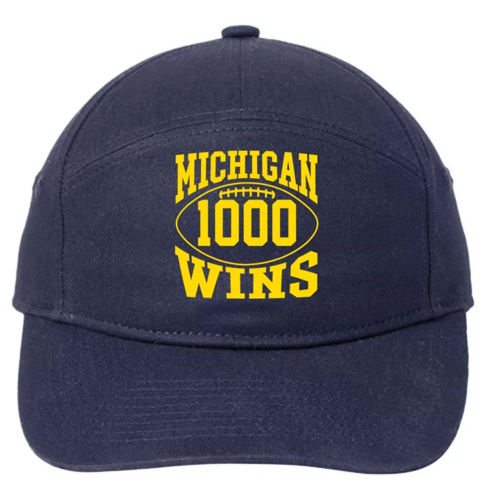 Michigan 1000 One Thousand Wins 7-Panel Snapback Hat