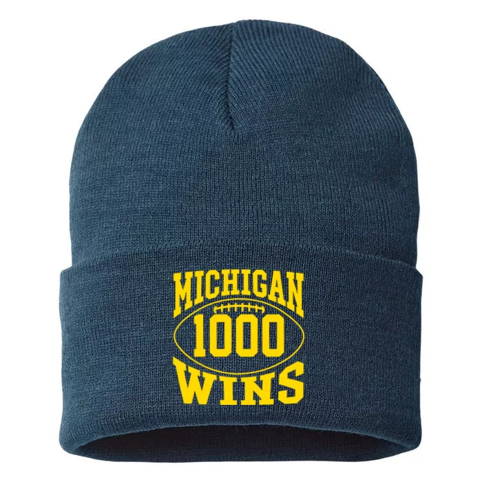 Michigan 1000 One Thousand Wins Sustainable Knit Beanie