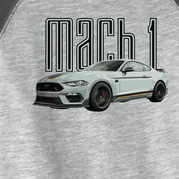 Mach 1 Performance Car 5.0 Liter V8 Muscle Toddler Fine Jersey T-Shirt