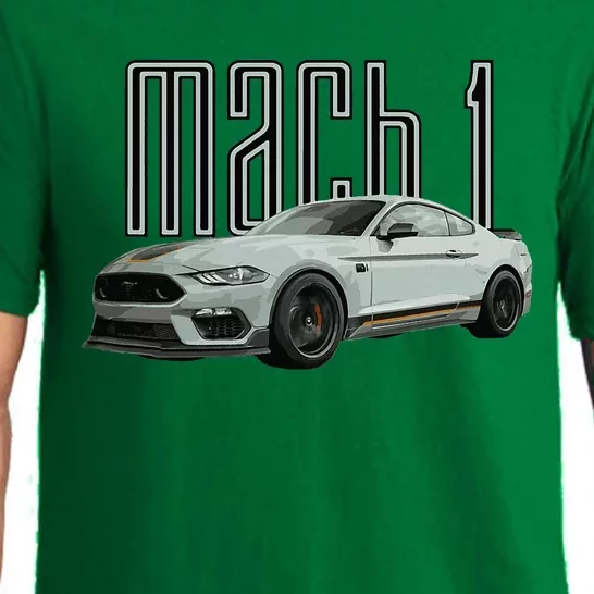 Mach 1 Performance Car 5.0 Liter V8 Muscle Pajama Set