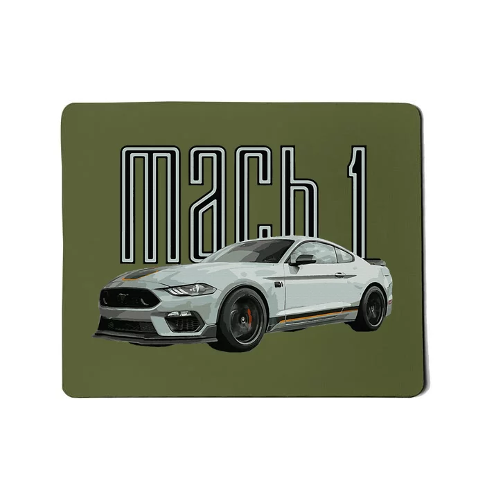 Mach 1 Performance Car 5.0 Liter V8 Muscle Mousepad