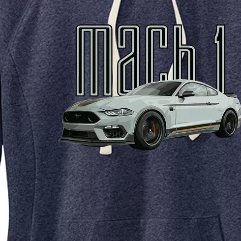 Mach 1 Performance Car 5.0 Liter V8 Muscle Women's Fleece Hoodie