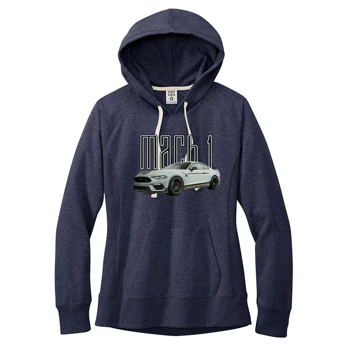 Mach 1 Performance Car 5.0 Liter V8 Muscle Women's Fleece Hoodie