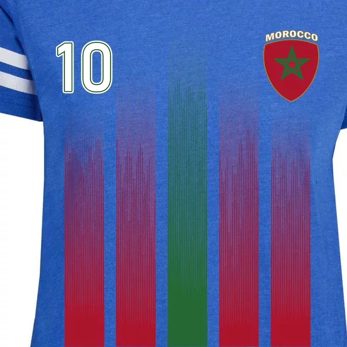 Morocco 10 Soccer Jersey Morocco Football Fan Soccer Enza Ladies Jersey Football T-Shirt