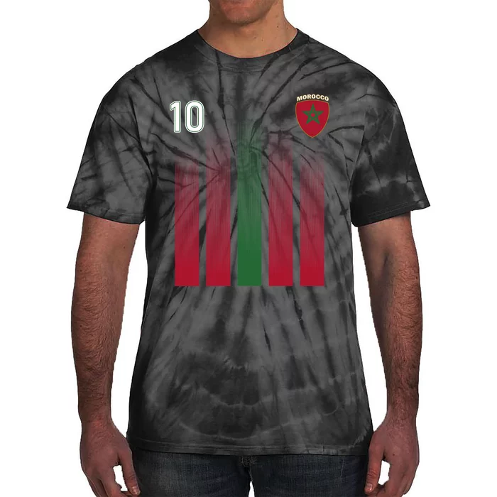 Morocco 10 Soccer Jersey Morocco Football Fan Soccer Tie-Dye T-Shirt