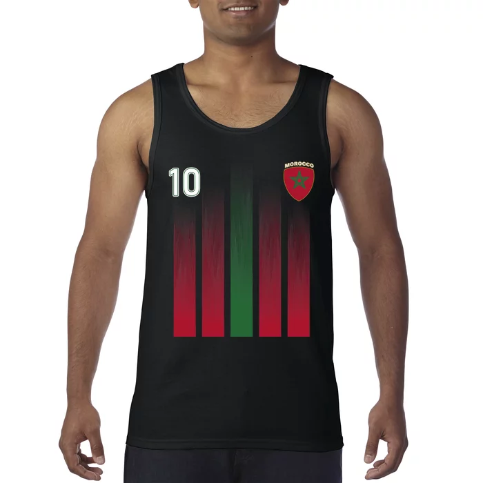 Morocco 10 Soccer Jersey Morocco Football Fan Soccer Tank Top