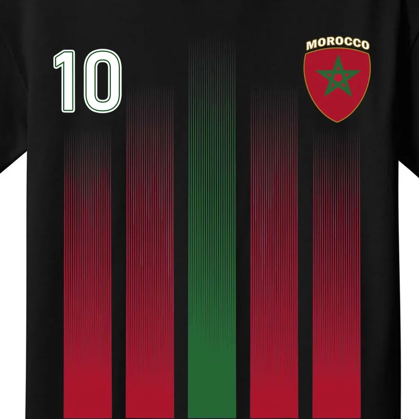 Morocco 10 Soccer Jersey Morocco Football Fan Soccer Kids T-Shirt