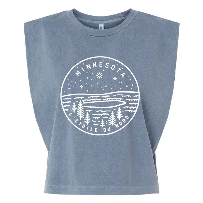 Minnesota 1858 State Of Minnesota Garment-Dyed Women's Muscle Tee