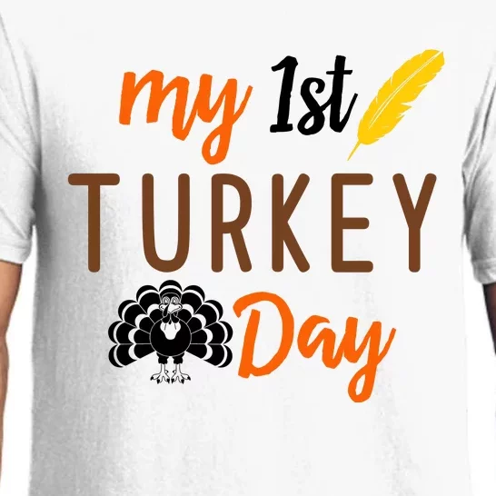 My 1st Turkey Day Thanksgiving Pajama Set