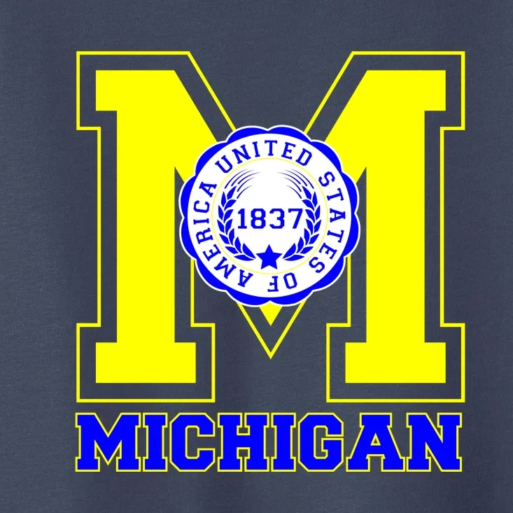 Michigan 1837 Varsity Logo Toddler T-Shirt