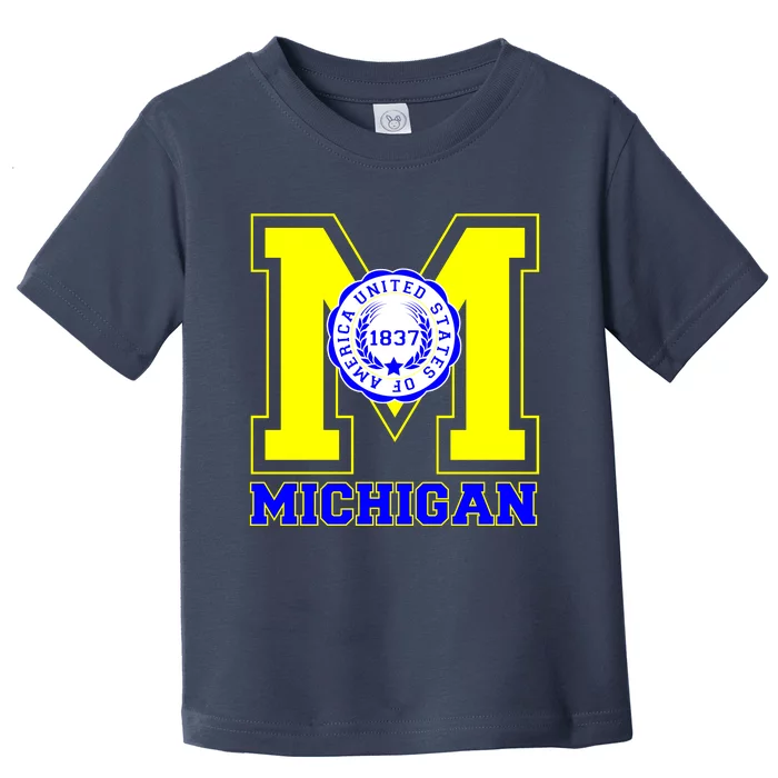 Michigan 1837 Varsity Logo Toddler T-Shirt