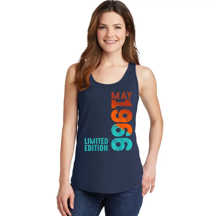 May 1966 Year 1966 Retro 1966 Vintage 1966 Since 1966 Ladies Essential Tank