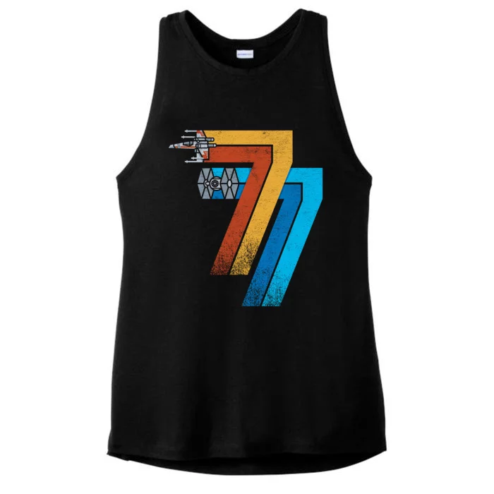 May 25th 1977 Trending Tee Ladies Tri-Blend Wicking Tank