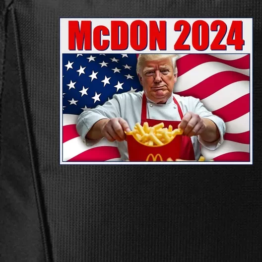 Mcdon 2024 Donald Trump Fast Food Fries City Backpack