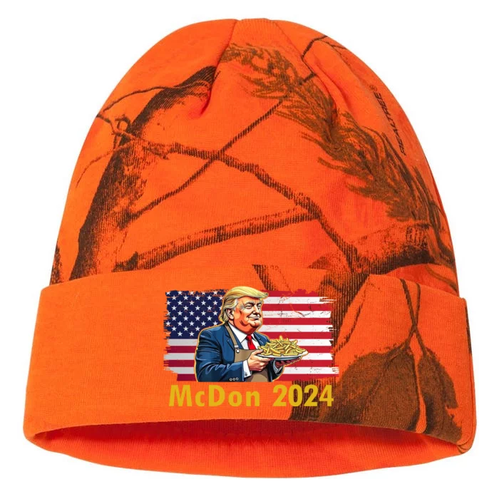 Mcdon 2024 Donald Trump Fast Food French Fries Kati - 12in Camo Beanie