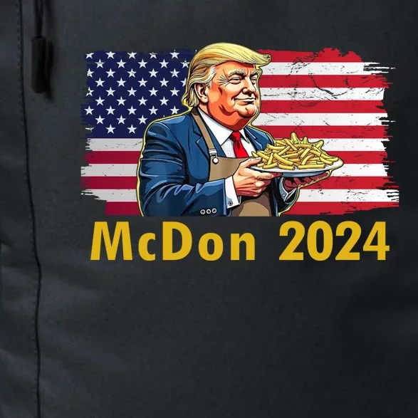 Mcdon 2024 Donald Trump Fast Food French Fries Daily Commute Backpack