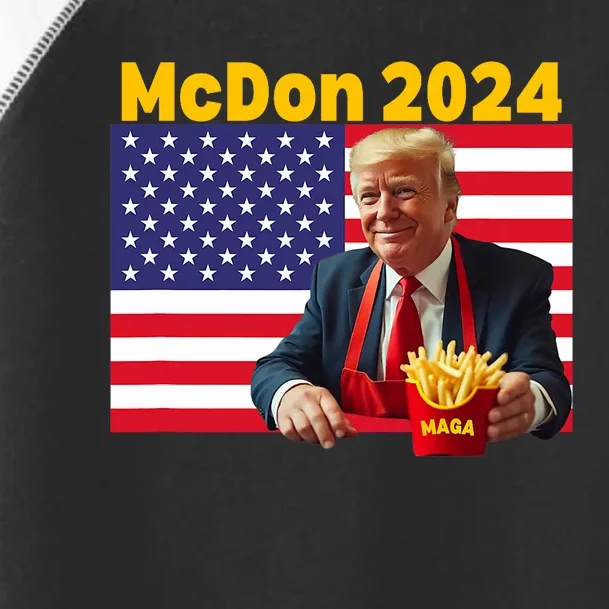 Mcdon 2024 Funny Donald Trump French Fry Cooking Fries Toddler Fine Jersey T-Shirt