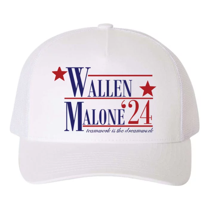 Malone 2024 For President Funny 24 Election Yupoong Adult 5-Panel Trucker Hat