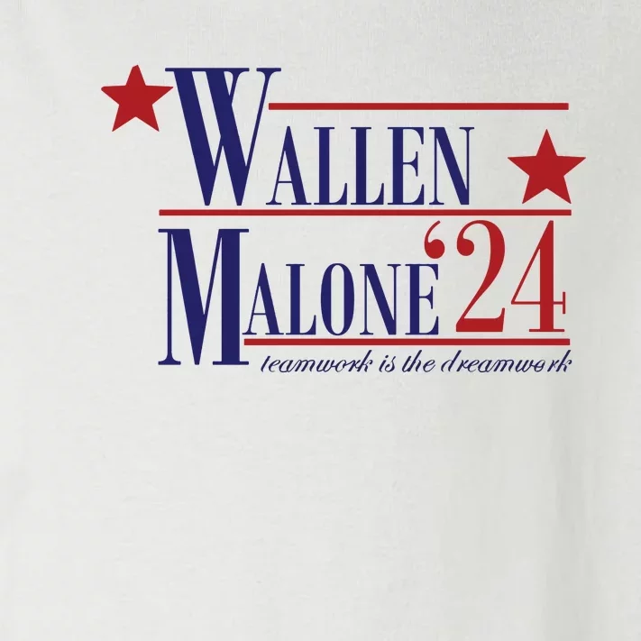 Malone 2024 For President Funny 24 Election Toddler Long Sleeve Shirt