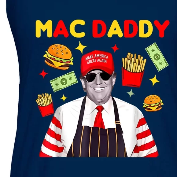 Mcdon 2024 Funny Donald Trump French Fry Cooking Fries Ladies Essential Flowy Tank