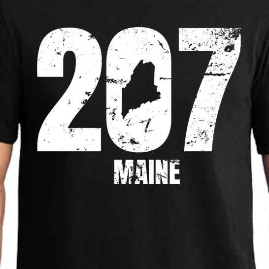 Maine 207 Graphic Funny Gift Pajama Set