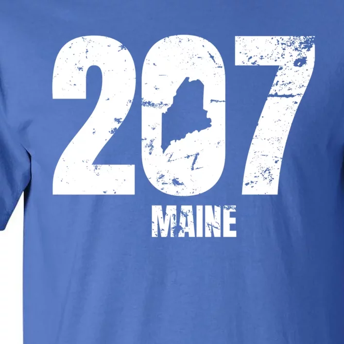 Maine 207 Graphic Funny Gift Tall T-Shirt