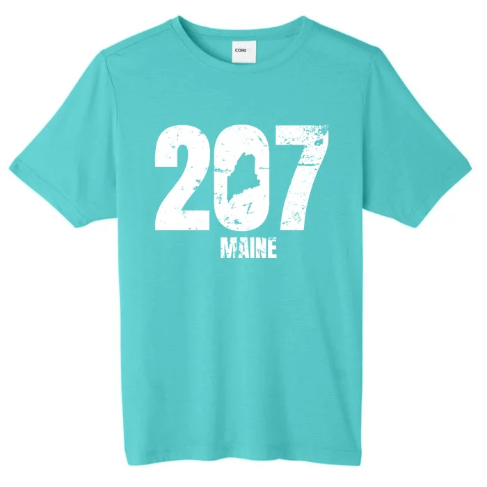 Maine 207 Graphic Funny Gift ChromaSoft Performance T-Shirt