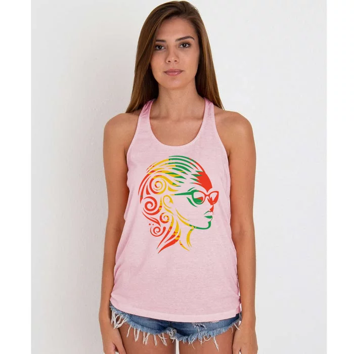 Melanin 2024 Junenth 1865 Gift Women's Knotted Racerback Tank