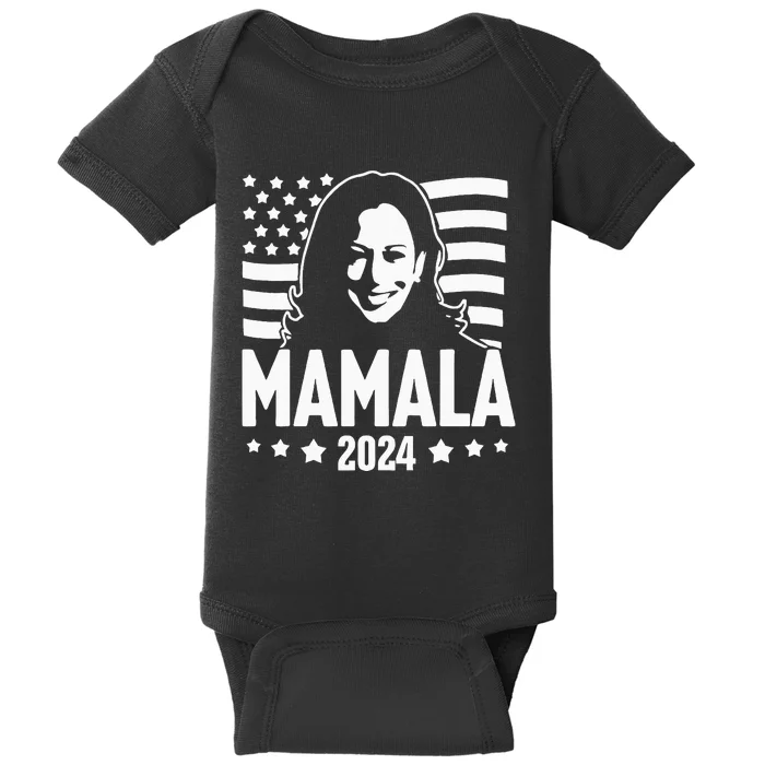 Mamala 2024 Kamala Harris For President Baby Bodysuit